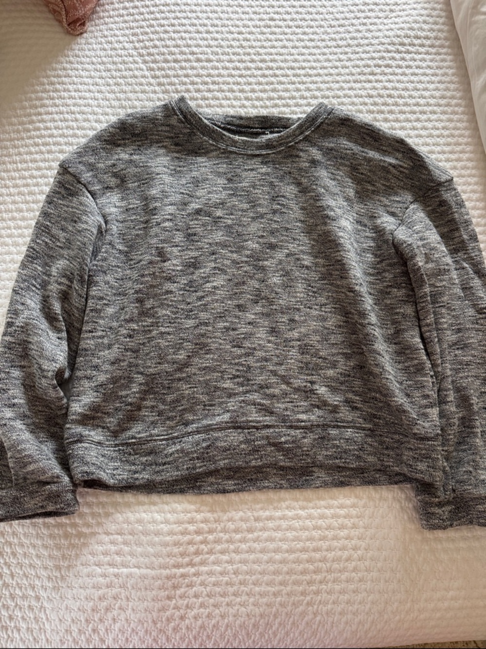 Madewell Heather Gray Crewneck Sweater